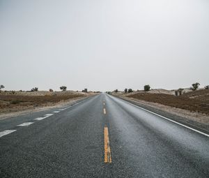 Preview wallpaper road, marking, asphalt, horizon