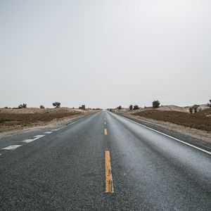 Preview wallpaper road, marking, asphalt, horizon