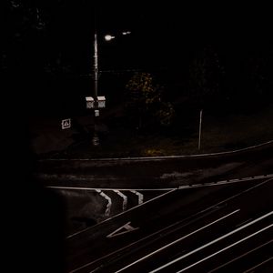 Preview wallpaper road, marking, dark, street