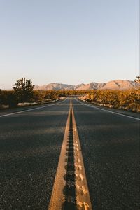 Preview wallpaper road, marking, desert, asphalt