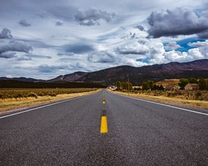 Preview wallpaper road, marking, distance
