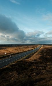 Preview wallpaper road, marking, fields, country