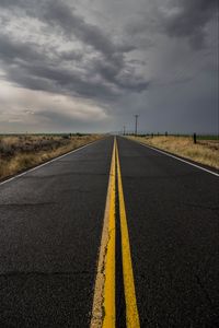 Preview wallpaper road, marking, horizon, asphalt, grass