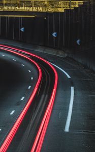 Preview wallpaper road, marking, light, turn