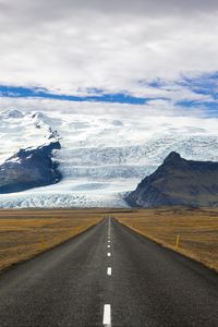 Preview wallpaper road, marking, mountains