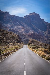 Preview wallpaper road, marking, mountains, landscape, nature