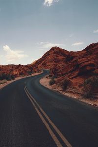 Preview wallpaper road, marking, prairies, distance, usa