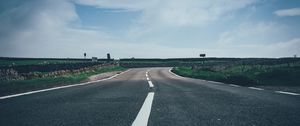 Preview wallpaper road, marking, sky