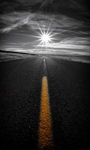 Preview wallpaper road, marking, sunlight