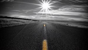 Preview wallpaper road, marking, sunlight