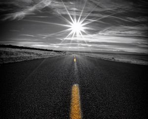 Preview wallpaper road, marking, sunlight