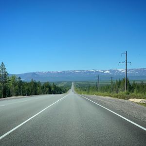 Preview wallpaper road, mountain, asphalt, nature