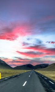 Preview wallpaper road, mountains, asphalt, nature, landscape