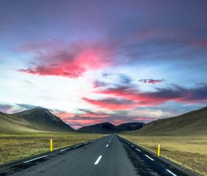 Preview wallpaper road, mountains, asphalt, nature, landscape