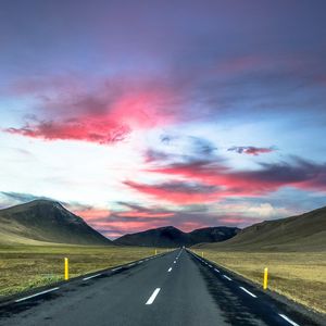 Preview wallpaper road, mountains, asphalt, nature, landscape