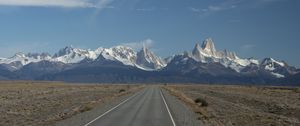 Preview wallpaper road, mountains, foothills, landscape, nature