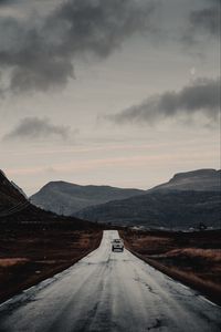 Preview wallpaper road, mountains, ride, hilly, landscape