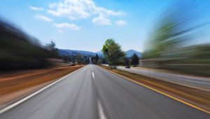 Preview wallpaper road, movement, speed, illusion