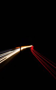 Preview wallpaper road, neon, lines