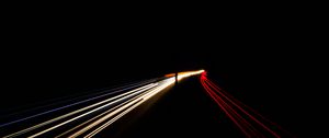 Preview wallpaper road, neon, lines