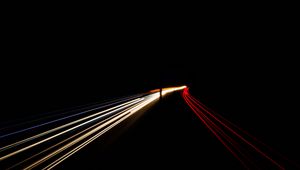 Preview wallpaper road, neon, lines