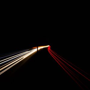 Preview wallpaper road, neon, lines