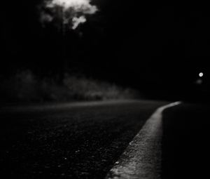 Preview wallpaper road, night, asphalt, light