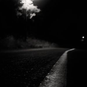 Preview wallpaper road, night, asphalt, light