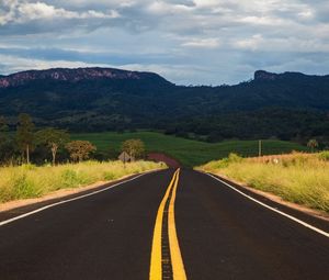 Preview wallpaper road, sky, marking