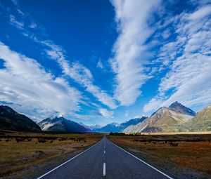 Preview wallpaper road, sky, path, marking