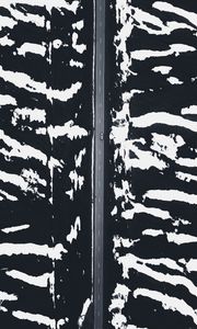 Preview wallpaper road, snow, aerial view, zebra