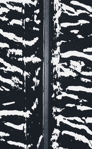 Preview wallpaper road, snow, aerial view, zebra