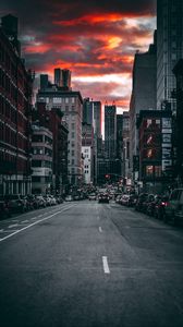 Preview wallpaper road, traffic, city, cars