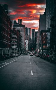 Preview wallpaper road, traffic, city, cars