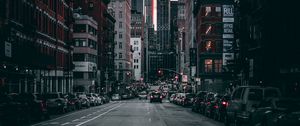 Preview wallpaper road, traffic, city, cars