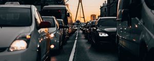 Preview wallpaper road, transportation, traffic jam, traffic, rush hour