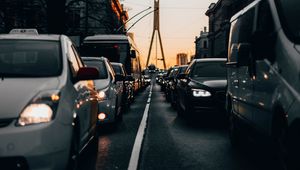 Preview wallpaper road, transportation, traffic jam, traffic, rush hour