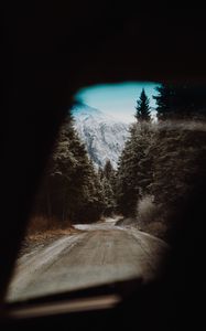 Preview wallpaper road, trees, landscape, view, nature