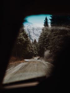 Preview wallpaper road, trees, landscape, view, nature