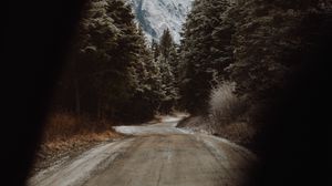 Preview wallpaper road, trees, landscape, view, nature