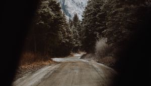 Preview wallpaper road, trees, landscape, view, nature