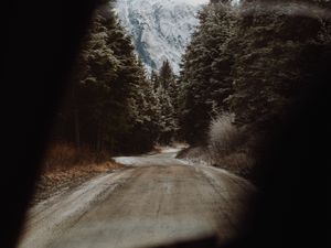 Preview wallpaper road, trees, landscape, view, nature