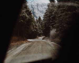 Preview wallpaper road, trees, landscape, view, nature
