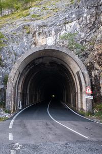 Preview wallpaper road, tunnel, darkness