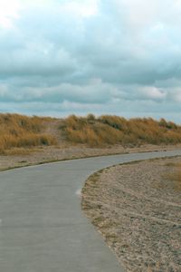 Preview wallpaper road, turn, grass, hill, roadside