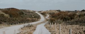 Preview wallpaper road, winding, hills, landscape, nature