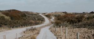 Preview wallpaper road, winding, hills, landscape, nature