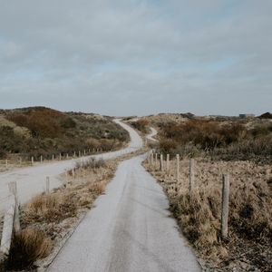 Preview wallpaper road, winding, hills, landscape, nature