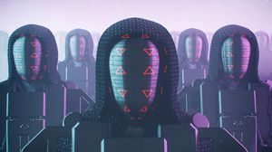 Preview wallpaper robots, cyborg, cyberpunk, sci-fi, art