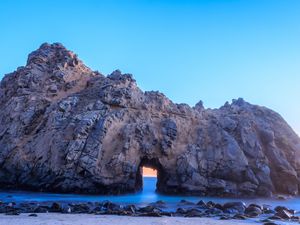 Preview wallpaper rock, arch, sea, landscape, nature